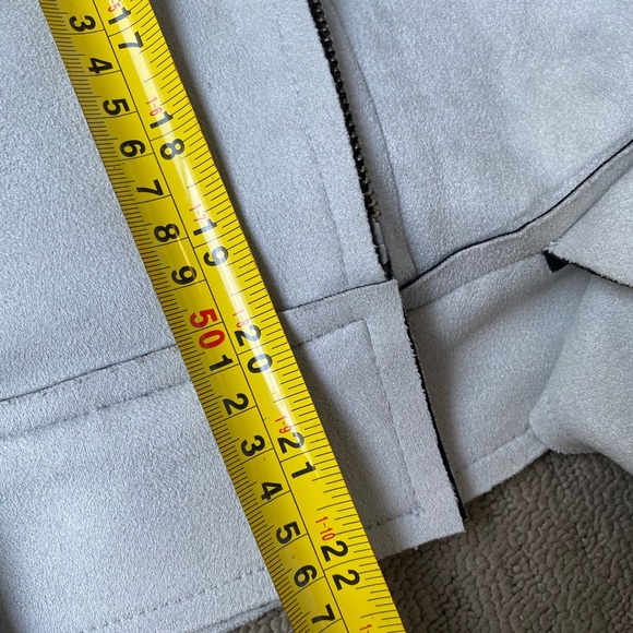 ⛔️Decjuba Women faux suede biker jacket size AU10 - Picture 10 of 13